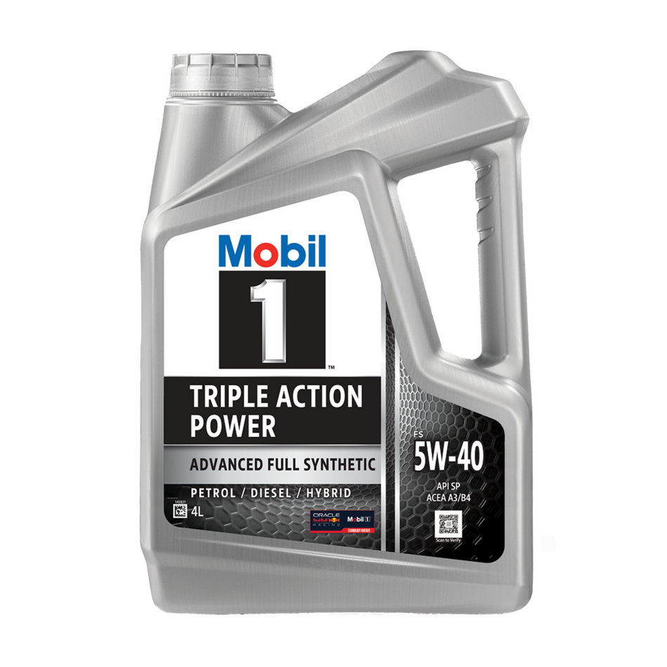 Mobil 1™ Triple Action Power 5W-40 (Outstanding Cleanliness)- [C]
