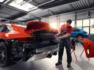 Porsche auto body repair Malaysia